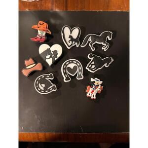 Horse croc charm lot